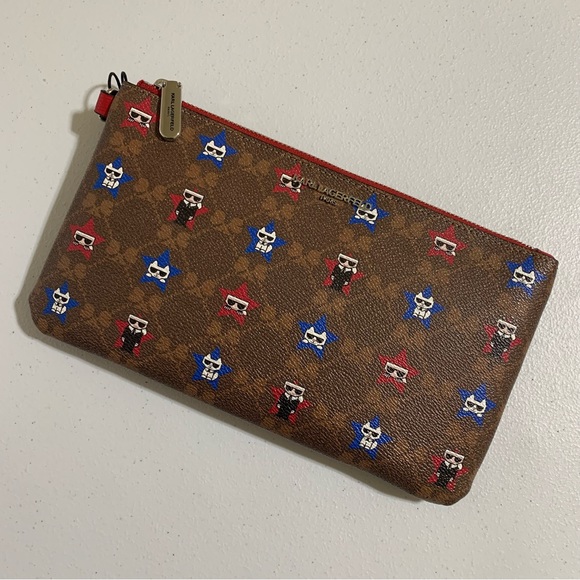 Karl Lagerfeld Paris Maybelle SLG Large Essential Wristlet-NWT - Picture 8 of 12